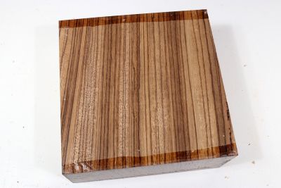 Block Zebrawood 175x175x75mm - Zebr0734