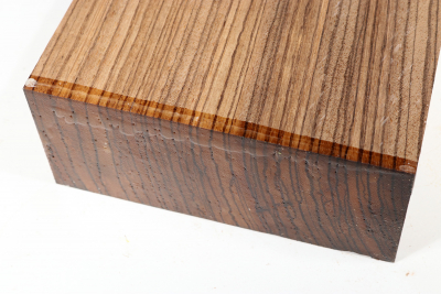 Block Zebrawood 175x175x75mm - Zebr0734