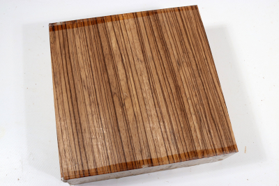 Drechselklotz Zebrano 200x200x75mm - Zebr0740