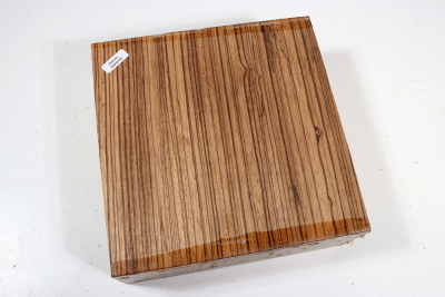 Drechselklotz Zebrano 200x200x75mm - Zebr0740