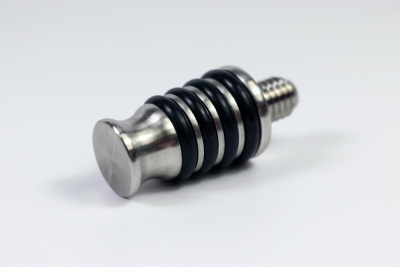 Flaschenstopfen Ruth Niles SS-9000, Bottle Stopper - Edelstahl - klein