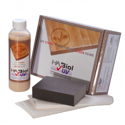 HABiol UV wood oil care set for worktops