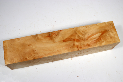 Square Maple Burl 300x65x65mm - Ahorn0394