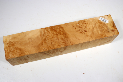 Square Maple Burl 300x65x65mm - Ahorn0394