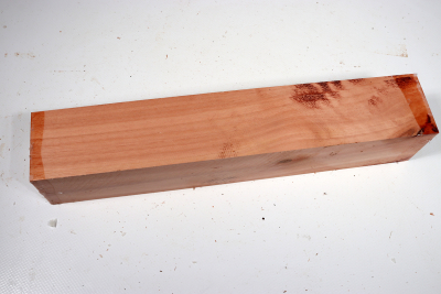 Square Eucalyptus, red 305x55x55mm - Euka0198