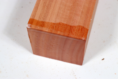 Square Eucalyptus, red 305x60x60mm - Euka0200