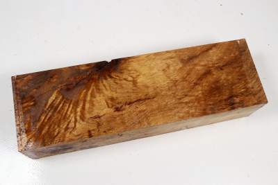 Square Golden Madrone Burl 275x85x58mm - GMadr0572