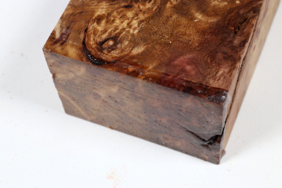 Square Golden Madrone Burl 275x85x58mm - GMadr0572