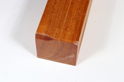 Square Honduran Mahogany / Swietenia curly 305x50x50mm - Swiet0115