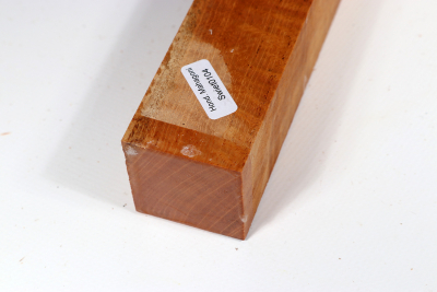 Square Honduran Mahogany / Swietenia curly 405x40x40mm - Swiet0104