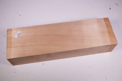 Kantel Muschelahorn schlicht 330x100x65mm - Ahorn0202