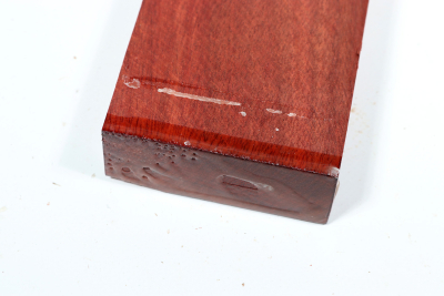 Brettabschnitt Satine, Bloodwood 245x75x30mm - Blood 0134