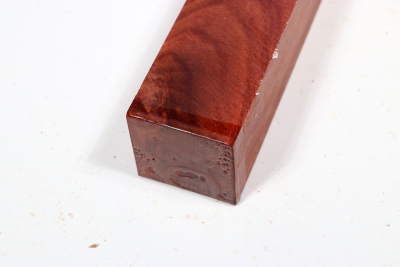 Square Bloodwood, Red Satiné 345x40x40mm - Blood0138