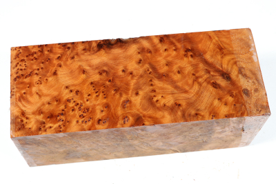 Square Thuya Burl 197x78x78mm - ThujM1027