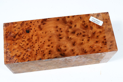 Square Thuya Burl 197x78x78mm - ThujM1027