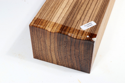 Square Zebrawood 495x105x75mm - Zebr0714