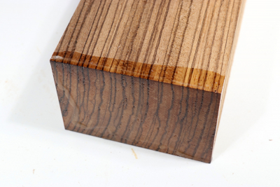 Square Zebrawood 495x105x75mm - Zebr0714