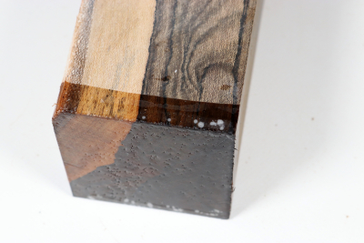 Square Ziricote 365x70x70mm  - Ziri0895