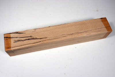 Square Beech spalted 305x50x50mm - GestBu0413