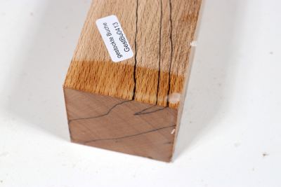 Square Beech spalted 305x50x50mm - GestBu0413