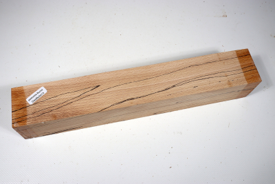 Square Beech spalted 305x50x50mm - GestBu0413
