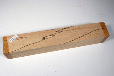 Square Beech spalted 305x50x50mm - GestBu0415