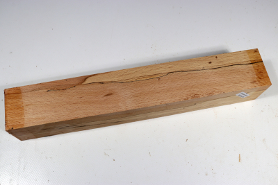 Square Beech spalted 305x50x50mm - GestBu0538