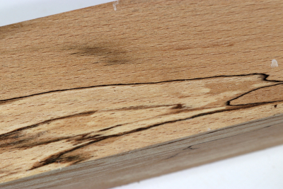 Square Beech spalted 305x50x50mm - GestBu0540