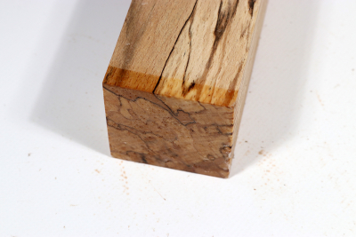 Square Beech spalted 305x50x50mm - GestBu0540