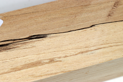 Square Beech spalted 305x65x65mm - GestBu0392