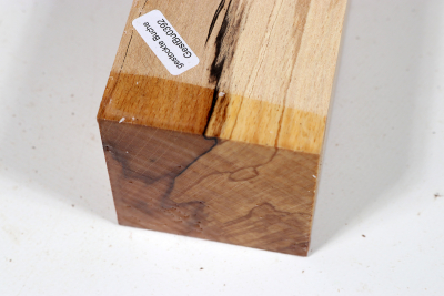 Square Beech spalted 305x65x65mm - GestBu0392