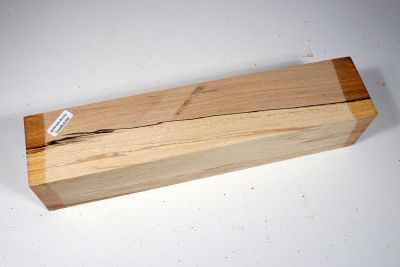 Square Beech spalted 305x65x65mm - GestBu0392