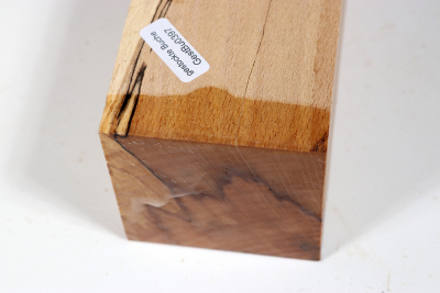 Square Beech spalted 305x65x65mm - GestBu0397