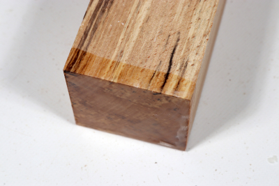 Square Beech spalted 305x65x65mm - GestBu0420