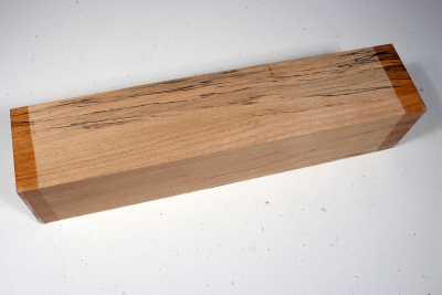 Square Beech spalted 305x65x65mm - GestBu0447