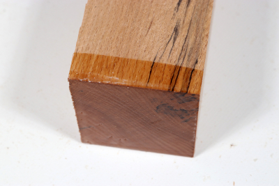 Square Beech spalted 305x65x65mm - GestBu0447