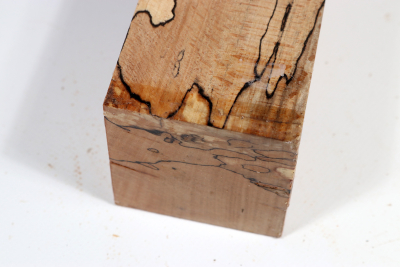 Square Beech spalted 305x65x65mm - GestBu0528