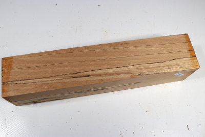Square Beech spalted 305x65x65mm - GestBu0560