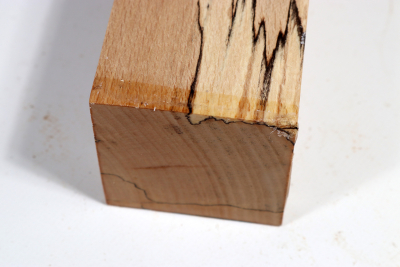 Square Beech spalted 305x65x65mm - GestBu0560