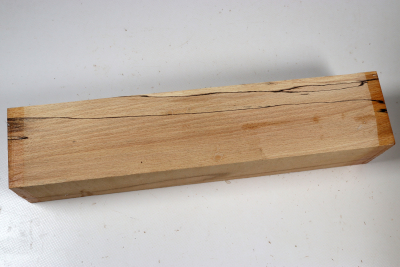 Square Beech spalted 305x65x65mm - GestBu0651
