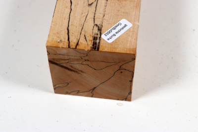 Square Beech spalted 305x65x65mm - GestBu0652