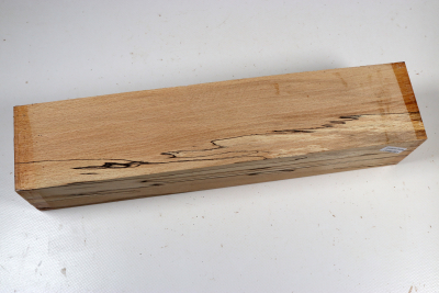 Square Beech spalted 305x65x65mm - GestBu0653