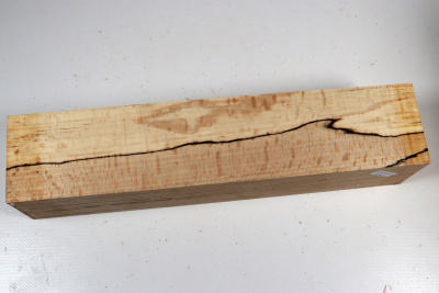 Square Beech spalted 305x65x65mm - GestBu0654