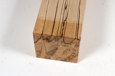 Square Beech spalted 305x65x65mm - GestBu0654