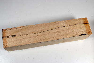 Square Beech spalted 305x65x65mm - GestBu0656