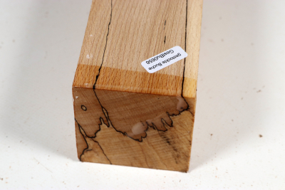Square Beech spalted 305x65x65mm - GestBu0656