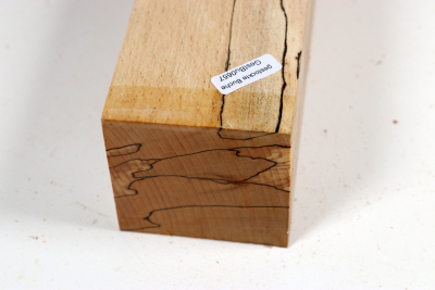 Square Beech spalted 305x65x65mm - GestBu0657