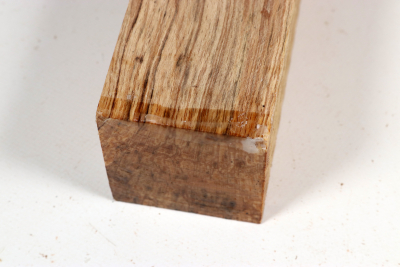 Square Beech spalted 305x65x65mm - GestBu0659