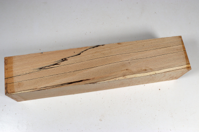 Square Beech spalted 305x65x65mm - GestBu0660
