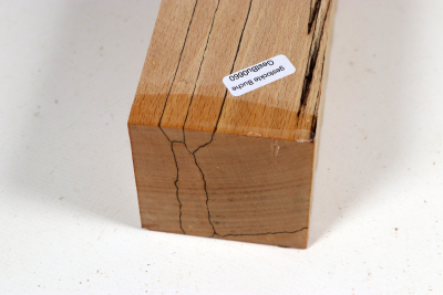 Square Beech spalted 305x65x65mm - GestBu0660